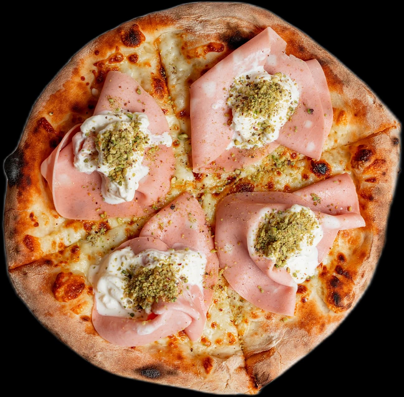 Mortadella Pizza