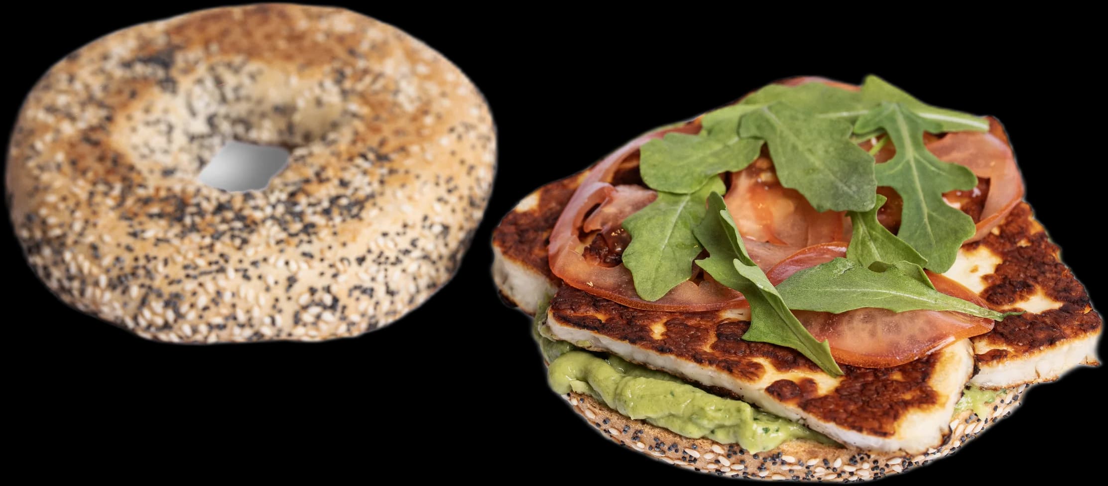 Halloumi Bagel
