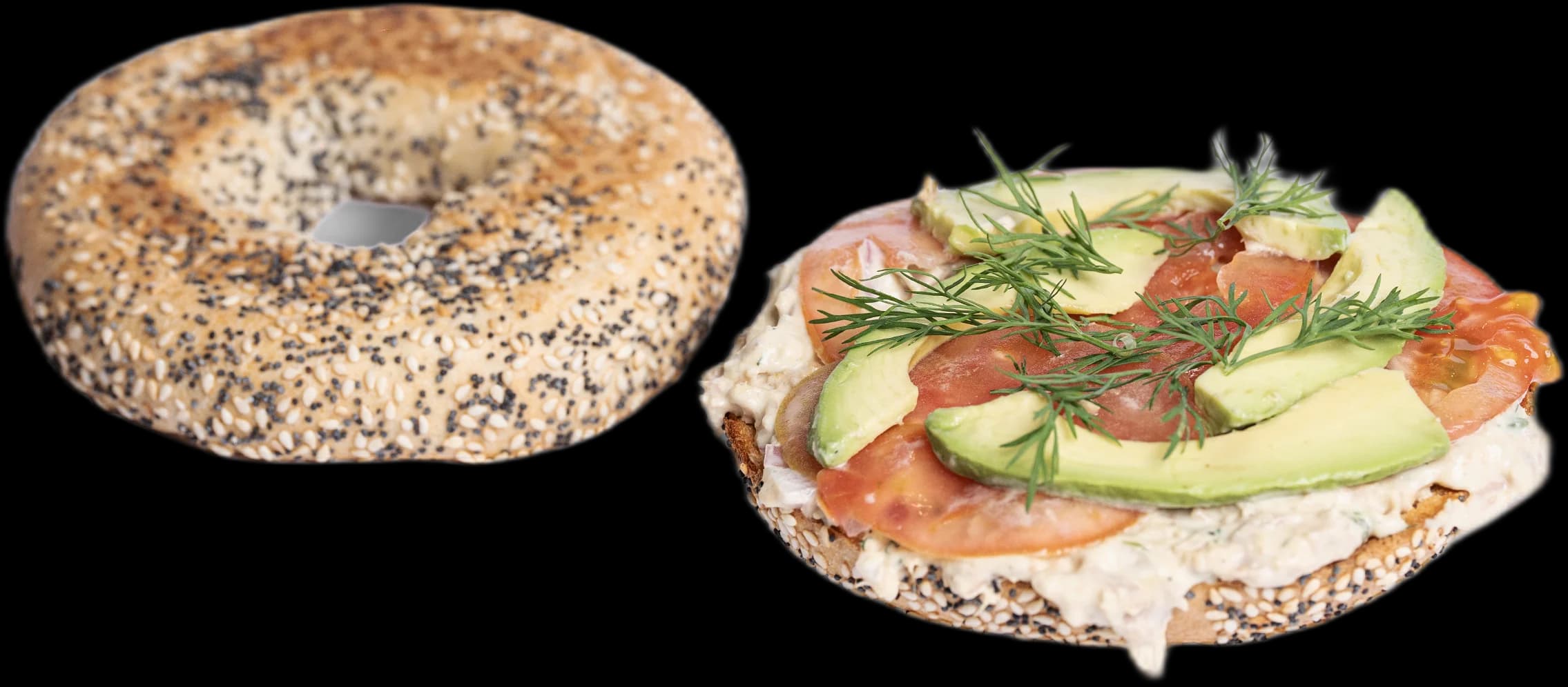 Tunacado Bagel